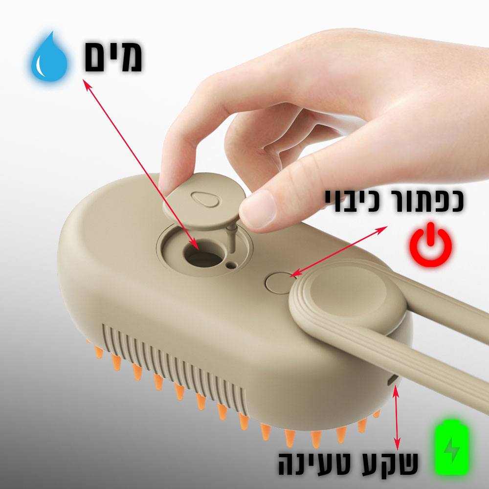 Sababa Steam™ - מברשת האדים סבבה סטים